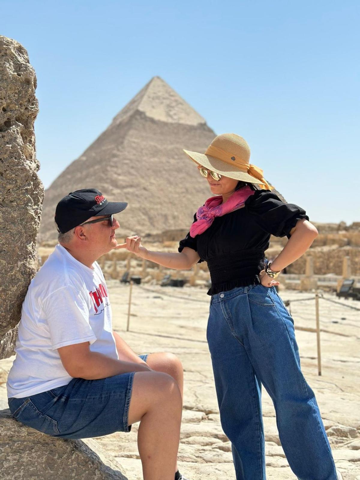 Egyptus Pyramids Inn Kairo Exterior foto